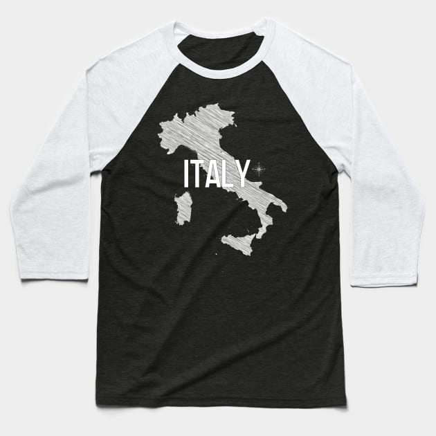 Country Wall Decor Italy Black and White Art Canvas Poster Prints Modern Style Painting Picture for Living Room Cafe Decor World Map Baseball T-Shirt by Wall Decor